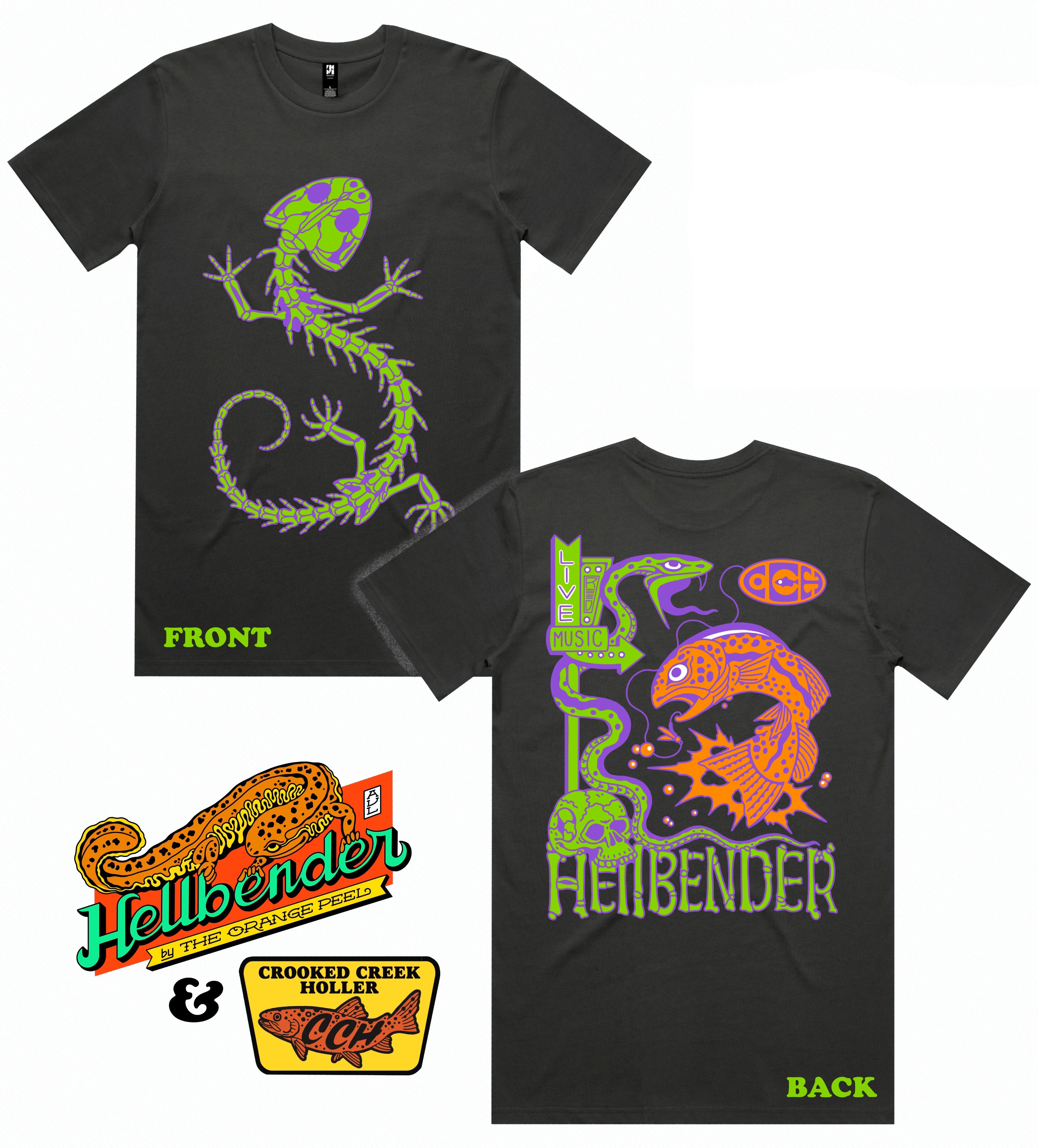 *PRE ORDER* Special Limited Edition Collab Tee! Crooked Creek Holler X Hellbender